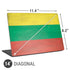 Lithuania Flag Distressed Universal Laptop 14in (11.4 x 8.2in) Skin